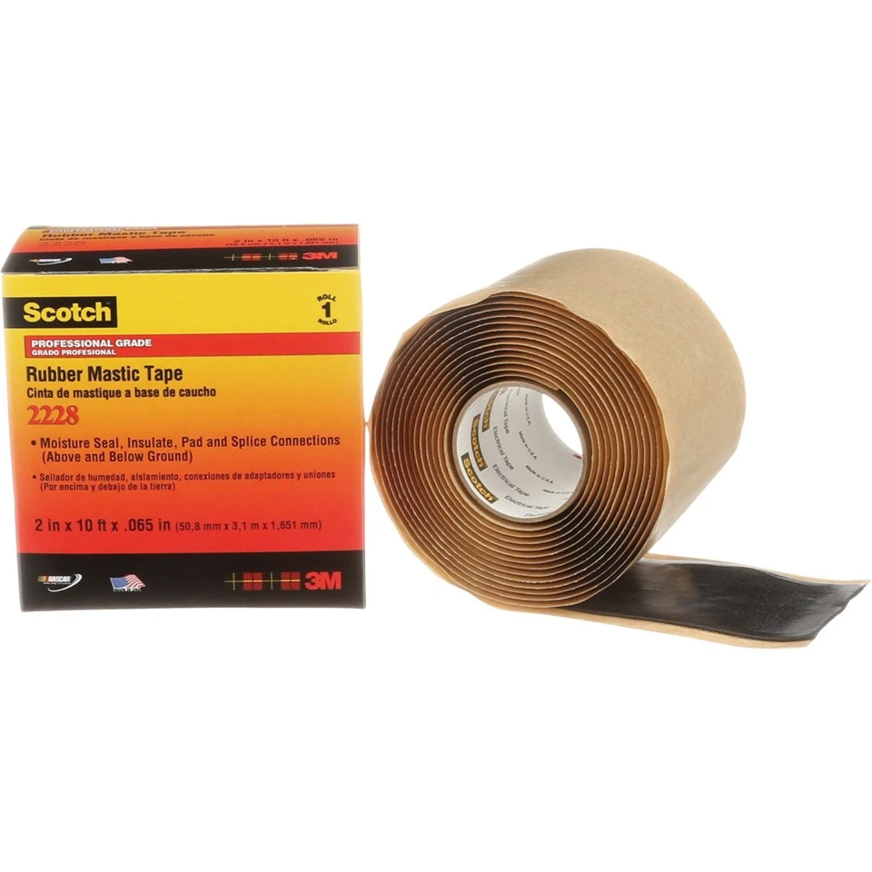 3M 2228 Rubber Mastic Tape — High-Performance Insulation & Sealing For Electrical And Industrial Applications best