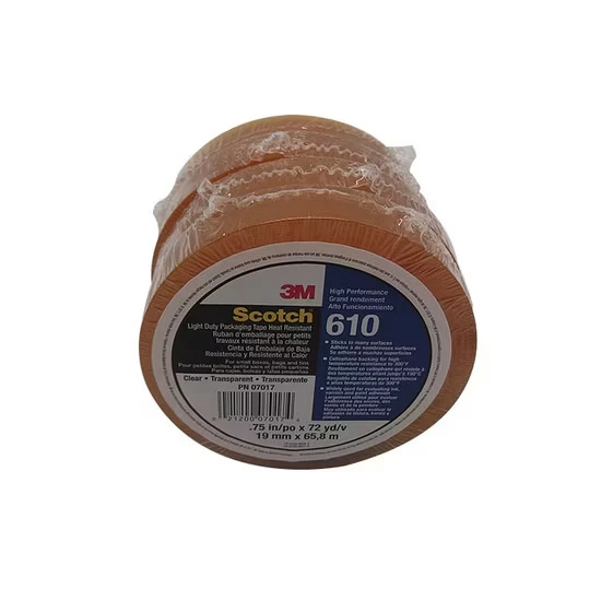 3M™ Scotch® Light Duty Packaging Tape 610 | High-Performance Cellophane Tape For Secure Shipping